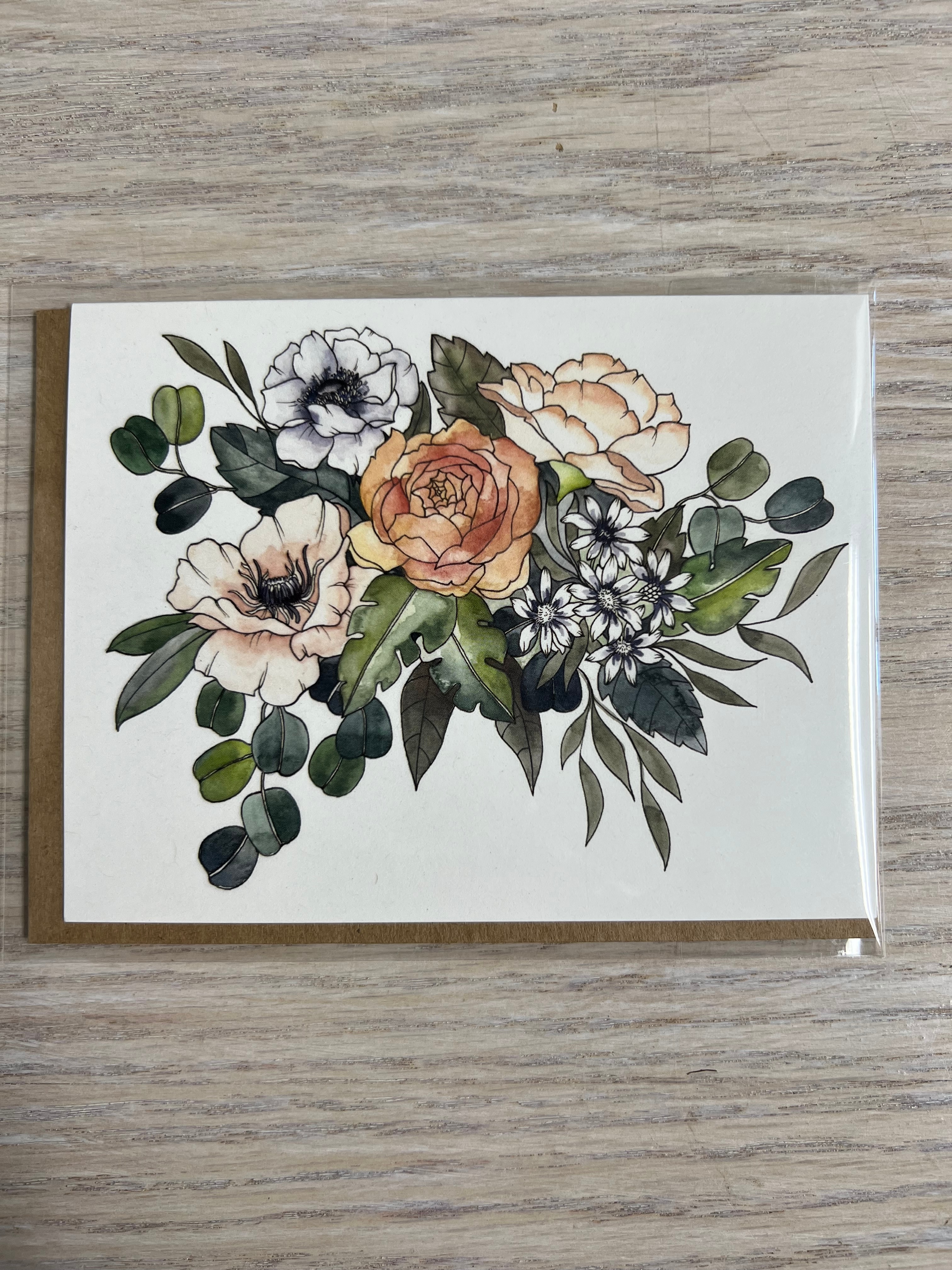 Flower Bouquet Card